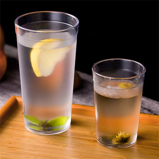 12oz Tumbler Beverage Cups, Clear Plastic Cup, Stackable Drinking Cups, Drink Tumblers for Hotel Cafe, Party V1189-WXFWAL-20260319-01346