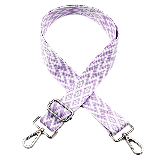 Replacement Crossbody Strap Handbag Guitar Strap Purse Shoulder Strap Adjustable Retro Jacquard - Dark blue V1189-WXFWAL-20260319-01351