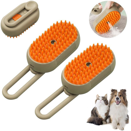 Cat Steam Brush, 3 in 1 Self Cleaning Cat Steamy Pet Brush Steamer Brush for Massage for Removing Tangled and V1189-WXFWAL-20260319-01353