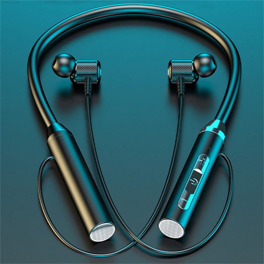 Neckband Bluetooth Headphones Wireless Earbuds with Microphone Flashlight Around the Neck Waterproof Sport V1189-WXFWAL-20260319-01355