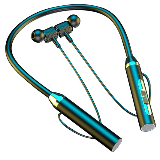 Neckband Bluetooth Headphones Wireless Earbuds with Microphone Flashlight Around the Neck Waterproof Sport V1189-WXFWAL-20260319-01355