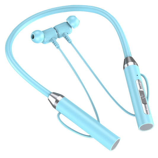 Neckband Bluetooth Headphones Wireless Earbuds with Microphone Flashlight Around the Neck Waterproof Sport V1189-WXFWAL-20260319-01358