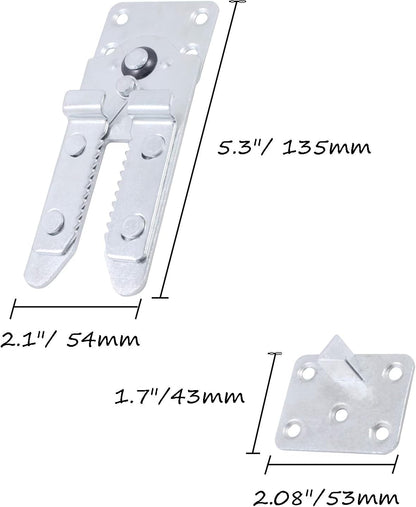 Sectional Couch Connectors, Heavy Duty Sofa Alligator Clamps Joint Clip for Modular Couch Furniture 2 Pcs V1189-WXFWAL-20260319-01361