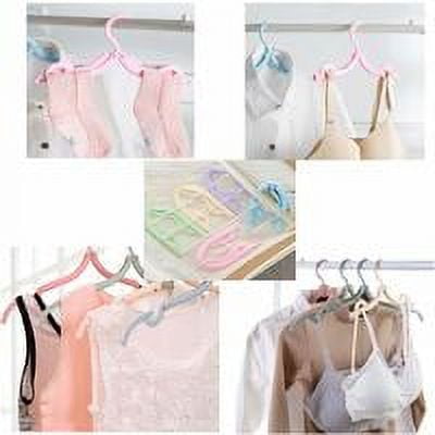 NeveLance Foldable Drying PP Material Travel Clothes Hangers, 20 Pieces V1189-WXFWAL-20260319-01381
