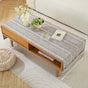 WCHUANG Coffee Table Cloth, Table Cover with Pockets and Tassel, Cotton Linen Rectangle Tablecloths Washer V1189-WXFWAL-20260319-01390