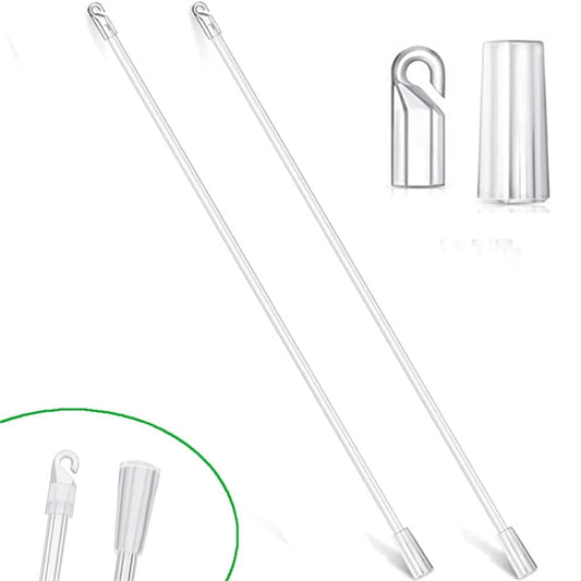 Tutuviw 17 Inches Blind Tilt Wand with Hook and Handle, Acrylic Clear Blind Rod Replacement, Blind Opener V1189-WXFWAL-20260319-01391