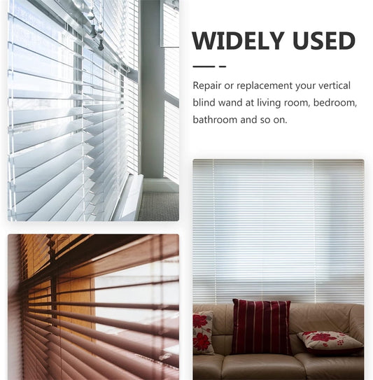 Tutuviw 17 Inches Blind Tilt Wand with Hook and Handle, Acrylic Clear Blind Rod Replacement, Blind Opener V1189-WXFWAL-20260319-01391