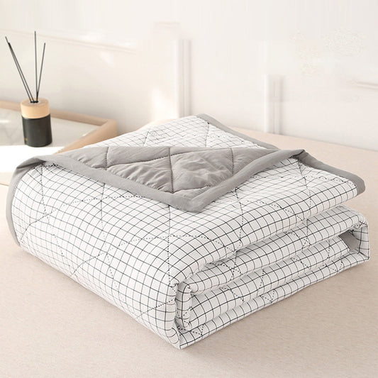 Summercome Cooling Quilt, Thin Quilts Summer Lightweight Comforter, Full Washed Cotton, Machine Washable, V1189-WXFWAL-20260319-01480