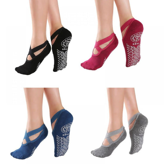 1pc Yoga Socks for Women Non Slip Socks Slipper Socks for Pilates, Ballet, Dance, Yoga Socks with Grips for V1189-WXFWAL-20260319-01488