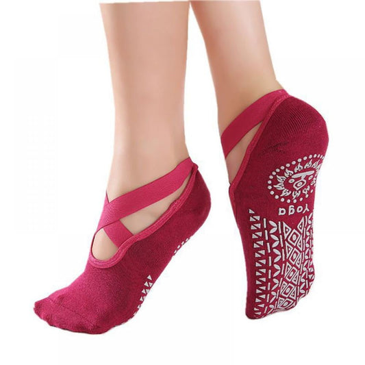 1pc Yoga Socks for Women Non Slip Socks Slipper Socks for Pilates, Ballet, Dance, Yoga Socks with Grips for V1189-WXFWAL-20260319-01491