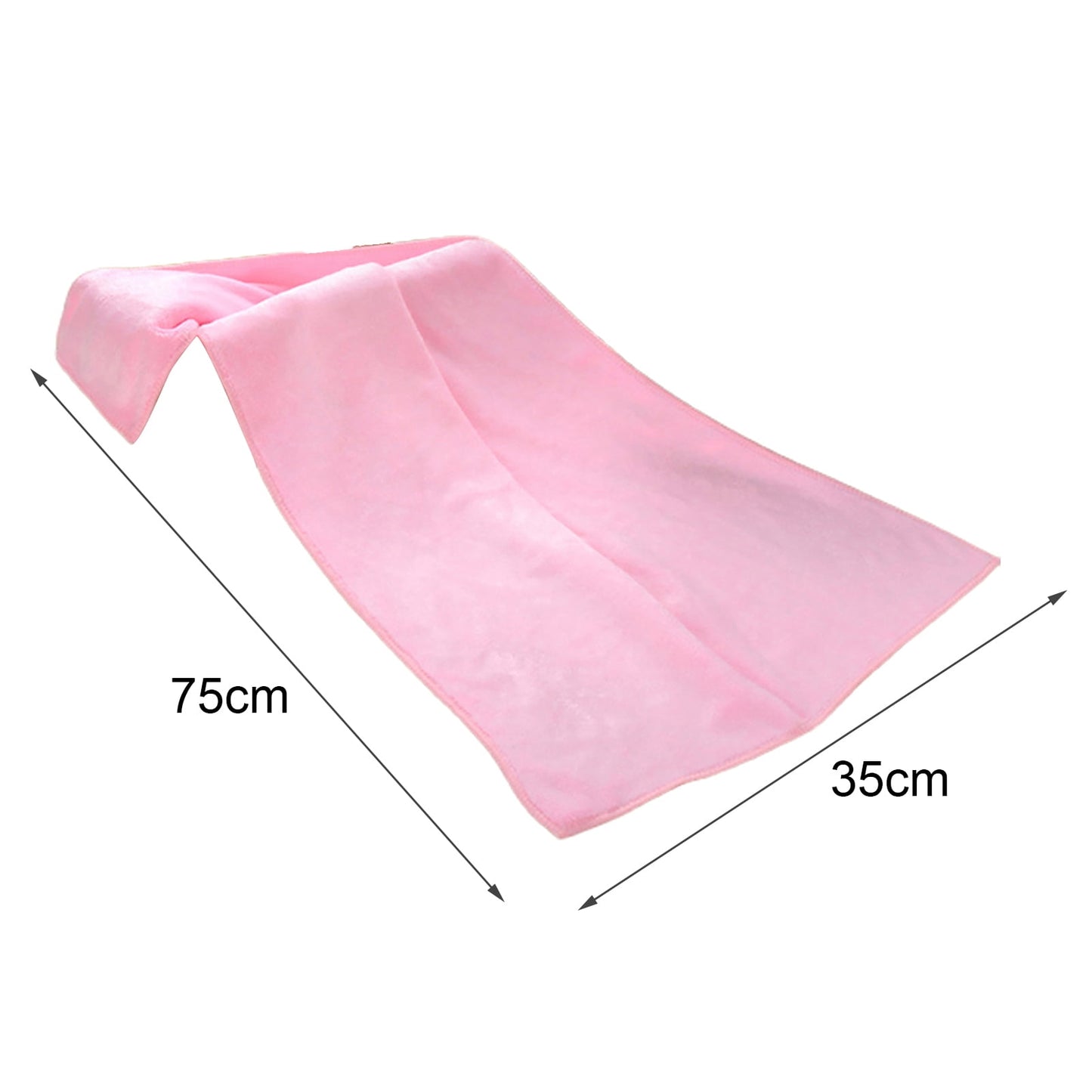 1Pc Microfiber Hair Towel Soft Super Absorbent Microfiber Microfiber Hair Towel Wraps Women for Gym Black V1189-WXFWAL-20260319-01492
