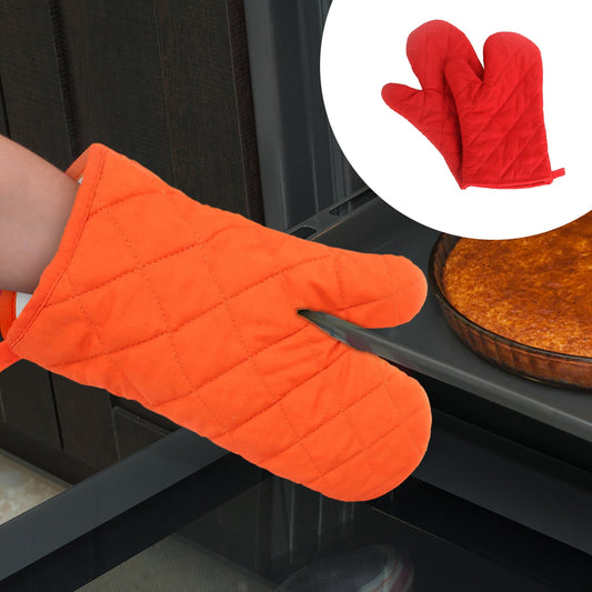Poaug Oven Mitts on Sale Clearance 2Pc Oven Gloves Grill Gloves Slippery Cooking Gloves for Cooking Baking V1189-WXFWAL-20260319-01517