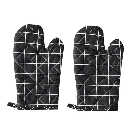 Poaug Oven Mitts on Sale Clearance 2Pc Oven Gloves Grill Gloves Slippery Cooking Gloves for Cooking Baking V1189-WXFWAL-20260319-01518