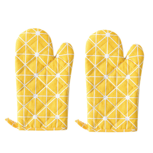 Poaug Oven Mitts on Sale Clearance 2Pc Oven Gloves Grill Gloves Slippery Cooking Gloves for Cooking Baking V1189-WXFWAL-20260319-01520