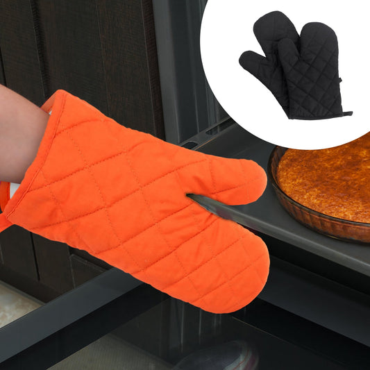 Poaug Oven Mitts on Sale Clearance 2Pc Oven Gloves Grill Gloves Slippery Cooking Gloves for Cooking Baking V1189-WXFWAL-20260319-01521