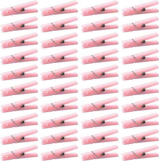 Tutuviw 100Pcs Blue Clothes Pins for Baby Shower Game Mini Premium Plastic Clothespins Small Baby Shower V1189-WXFWAL-20260319-01528