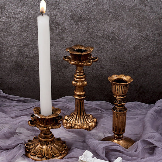 Visland Candlestick Holders , Brass Gold Candlestick Holder Set Candle Stick Holders Decorative Candlestick V1189-WXFWAL-20260319-01530