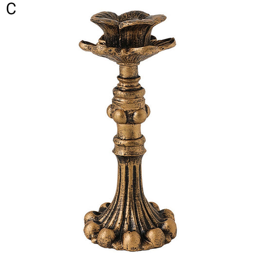 Visland Candlestick Holders , Brass Gold Candlestick Holder Set Candle Stick Holders Decorative Candlestick V1189-WXFWAL-20260319-01530
