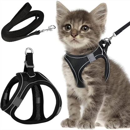 Escape-Proof Cat Harness & Leash Set for Cats, Kittens, Dogs, Puppies - XXS Size V1189-WXFWAL-20260319-01531