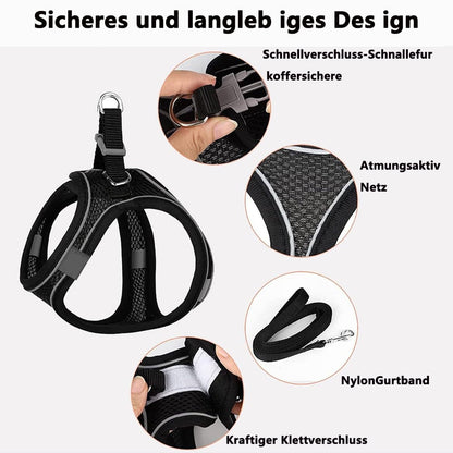 Escape-Proof Cat Harness & Leash Set for Cats, Kittens, Dogs, Puppies - XXS Size V1189-WXFWAL-20260319-01531
