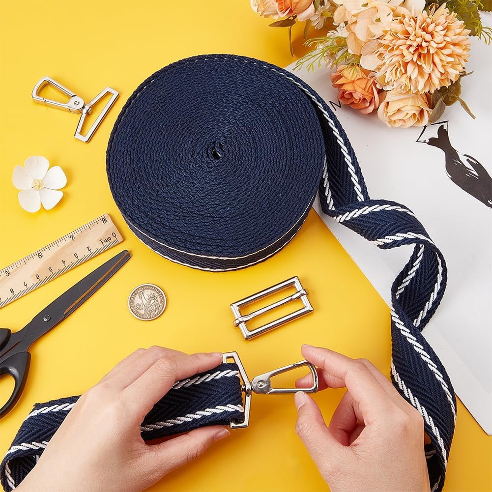 5 Yards Polycotton Jacquard Arrow Ribbon Clothes Accessories Olive 1-1/2 inch(38mm) V1189-WXFWAL-20260319-01538