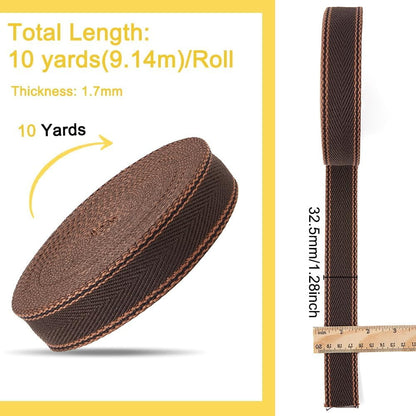 5 Yards Polycotton Jacquard Arrow Ribbon Clothes Accessories Olive 1-1/2 inch(38mm) V1189-WXFWAL-20260319-01538
