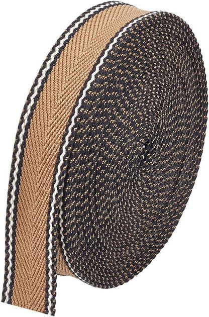 5 Yards Polycotton Jacquard Arrow Ribbon Clothes Accessories Olive 1-1/2 inch(38mm) V1189-WXFWAL-20260319-01547