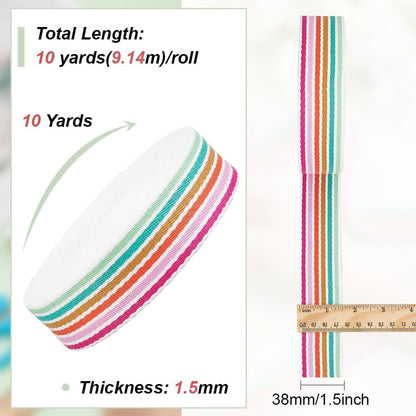 5 Yards Polycotton Jacquard Arrow Ribbon Clothes Accessories Olive 1-1/2 inch(38mm) V1189-WXFWAL-20260319-01549