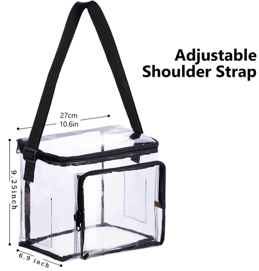 Tutuviw Clear Lunch Bags for Correctional Officers Plastic Transparent Lunch Tote Stadium Bags with V1189-WXFWAL-20260319-01586