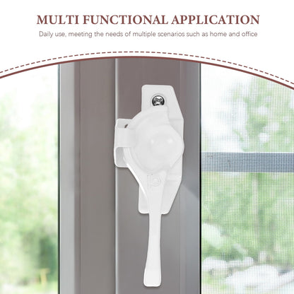 HOOWIFFY Aluminum Sliding Window Lock, and Stylish Design, Easy to Install, Includes 4 Sets for Secure V1189-WXFWAL-20260326-01646