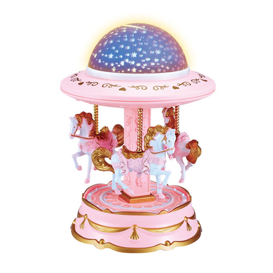 Holiday Toy List Tarmeek Carousel Music Box For Girls Creative Star Projection Lantern Carousel Music Box V1189-WXFWAL-20260326-01647
