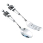 Darzheoy Stainless Steel Skeleton Skull Spoon and Fork Flatware Tableware Gifts for Halloween Easter and V1189-WXFWAL-20260326-01649