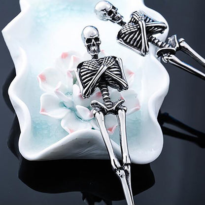 Darzheoy Stainless Steel Skeleton Skull Spoon and Fork Flatware Tableware Gifts for Halloween Easter and V1189-WXFWAL-20260326-01649