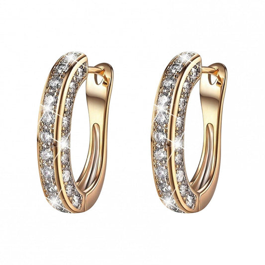 Chmadoxn 925 Hoop Earrings for Women Silver Women Hoop Earrings Set with GH Created Moissanite V1189-WXFWAL-20260326-01656