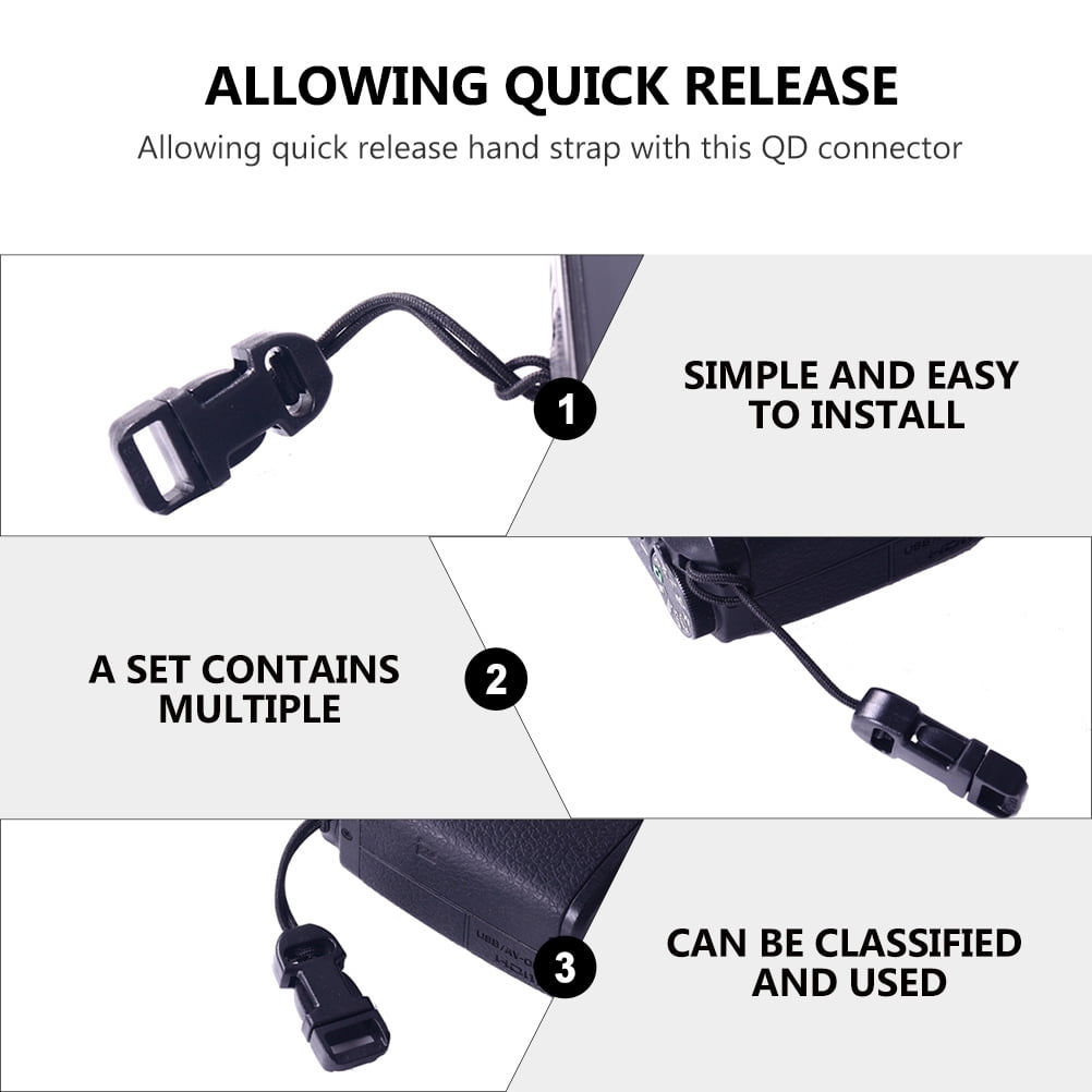 8pcs Quick Release Camera Strap QD Loops Connector Cameras Strap Adapter V1189-WXFWAL-20260326-01657