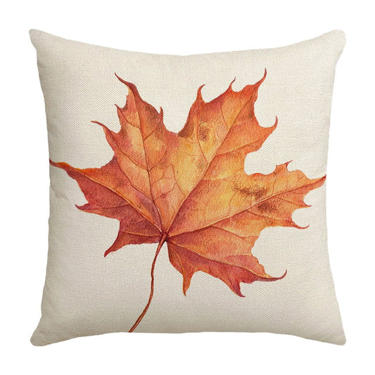 Darzheoy Fall Pillow Covers 18 x 18 inch Pumpkin Maple leaves Throw Pillow Covers Outdoor Autumn Thanksgiving V1189-WXFWAL-20260326-01667