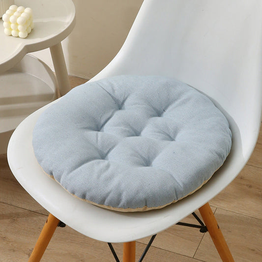 AYktou Seat Cushion 19.7*19.7in Thickened Large Size Chair Cushions Candy Color Round Soft Office Chair V1189-WXFWAL-20260326-01687
