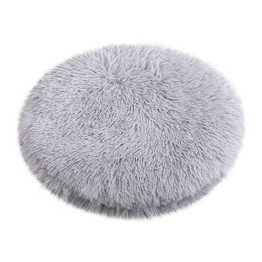 Darzheoy 16 inch Plush Dog Bed Mat Warm Fluffy Round Puppy Crate Pad with Anti-Slip Waterproof Bottom Soft V1189-WXFWAL-20260326-01722