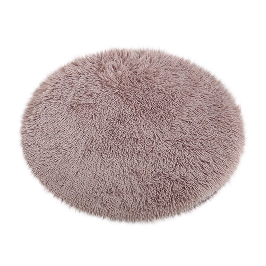 Darzheoy 16 inch Plush Dog Bed Mat Warm Fluffy Round Puppy Crate Pad with Anti-Slip Waterproof Bottom Soft V1189-WXFWAL-20260326-01730