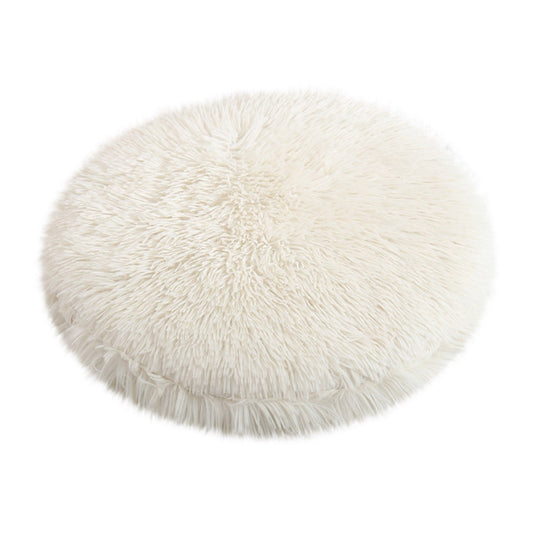 Darzheoy 16 inch Plush Dog Bed Mat Warm Fluffy Round Puppy Crate Pad with Anti-Slip Waterproof Bottom Soft V1189-WXFWAL-20260326-01734
