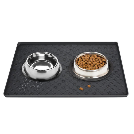 Darzheoy Dog Food Mat, Waterproof Dog Bowl Mat, Silicone Dog Mat for Food and Water, Pet Food Mat with Edges, V1189-WXFWAL-20260326-01772