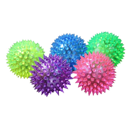 Darzheoy Light up LED Dog Ball Elastic Flashing Ball Glowing Interactive Dog Toy Ball Flash LED Dog Ball Toy V1189-WXFWAL-20260326-01839