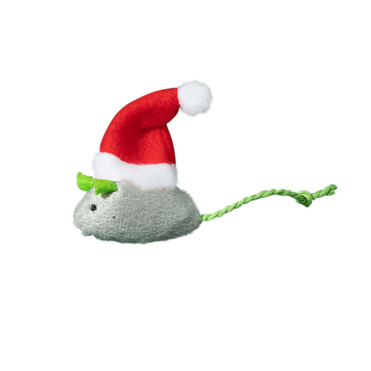 Darzheoy Catnip Toys Interactive Toy Christmas Hat Costume Plush Mouse Shaped Cat Toys for Cat Kitten Indoor A V1189-WXFWAL-20260326-01841