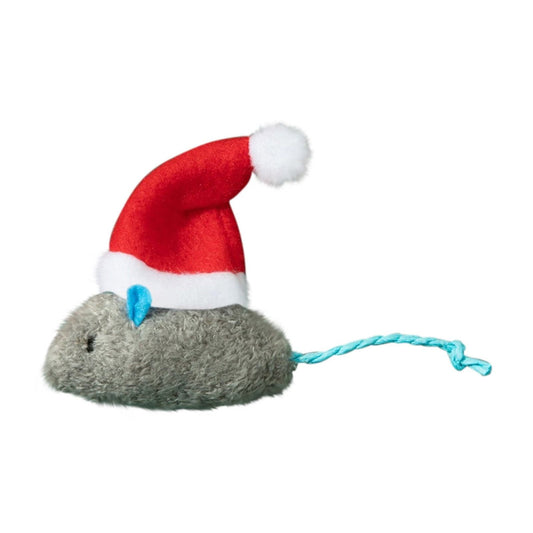 Darzheoy Catnip Toys Interactive Toy Christmas Hat Costume Plush Mouse Shaped Cat Toys for Cat Kitten Indoor B V1189-WXFWAL-20260326-01842
