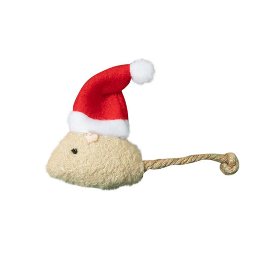 Darzheoy Catnip Toys Interactive Toy Christmas Hat Costume Plush Mouse Shaped Cat Toys for Cat Kitten Indoor C V1189-WXFWAL-20260326-01843
