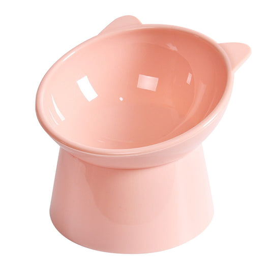 Darzheoy Raised Cat Food Bowl 15 Degrees Elevated Cat Bowls Anti Vomiting Tilted Raised Cat Food Bowl Plastic V1189-WXFWAL-20260326-01865