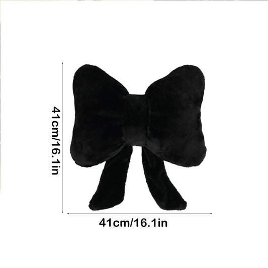 Darzheoy Bow Shaped Throw Pillow Soft Stuffed Bow Christmas Decorations Soft Furry Bow Throw Pillows Cute V1189-WXFWAL-20260326-01871