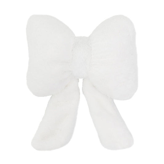 Darzheoy Bow Shaped Throw Pillow Soft Stuffed Bow Christmas Decorations Soft Furry Bow Throw Pillows Cute V1189-WXFWAL-20260326-01872