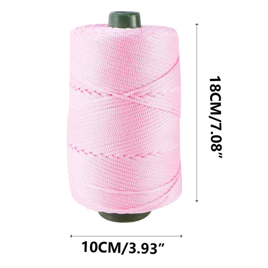 AYktou 32 Colors Macrame Cotton Cord 200g/7.05oz,100% Natural Handmade 4 Strands Twisted Cotton Rope V1189-WXFWAL-20260326-01947