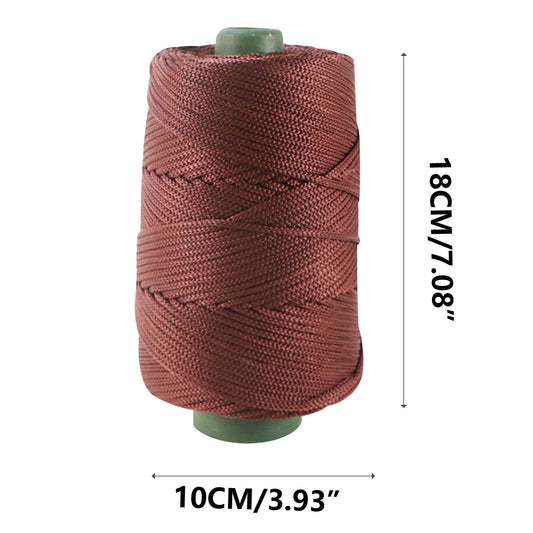 AYktou 32 Colors Macrame Cotton Cord 200g/7.05oz,100% Natural Handmade 4 Strands Twisted Cotton Rope V1189-WXFWAL-20260326-01956